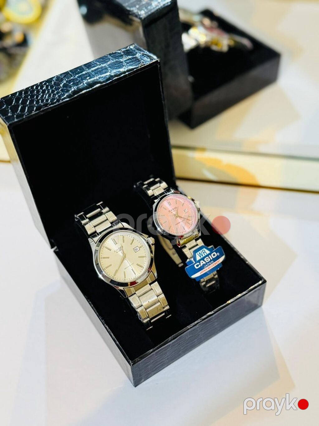 Casio cütlük qol saatları – hədiyyə qutusunda - Brend: Casio (Japan — Qol saatları, Bakı (2)