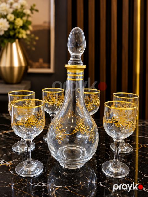 Qrafin dəsti Buta, şüşə, 1000/200 ml, 7 ədəd — Bakı