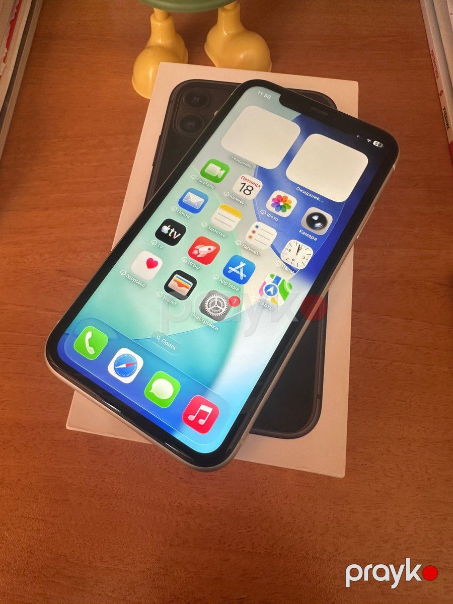 Apple iPhone 11 White 64GB/4GB — Smartfonlar, Bakı (8)