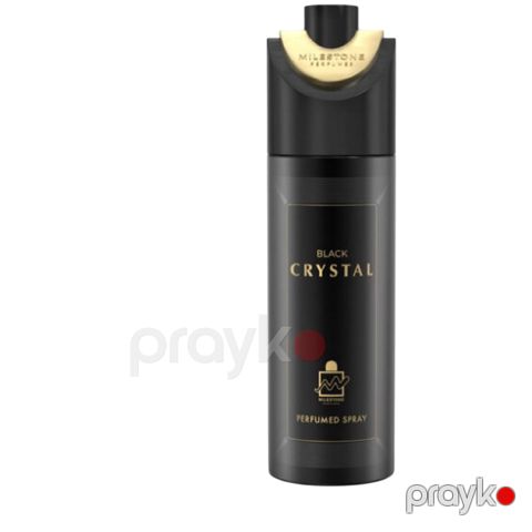 Dezodorant Milestone Black Crystal 200 ml — Bakı