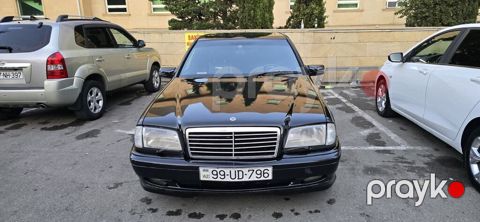 Mercedes-Benz C-Class 4 qapılı sedan, qara rəng il 1998 2,8 motor — Bakı