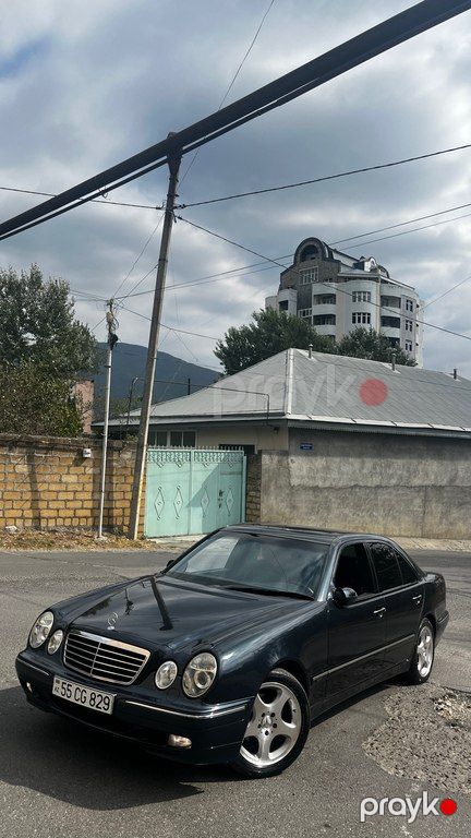 Mercedes E 320 4MATIC, 3.2 L, 2000 il, 242 000 km — Avtomobillər, Şəki (7)