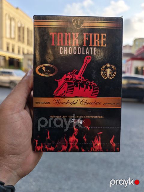 Tank Fire Chocolate – Wonderful Chocolate Tank Fire Chocolate uniseks — Bakı