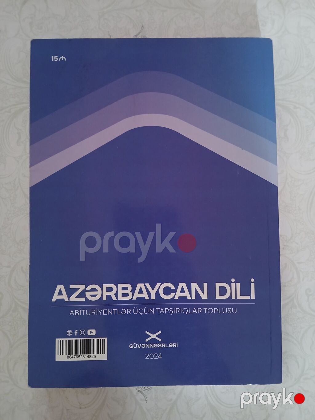Abituriyentlər üçün Azərbaycan dili tapşırıqlar toplusudur kitabın — Kitablar, Bakı (2)