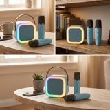 Bluetooth karaoke dəsti – portativ dinamik və 2 ədəd simsiz mikrofon — Speakers and Acoustic Systems