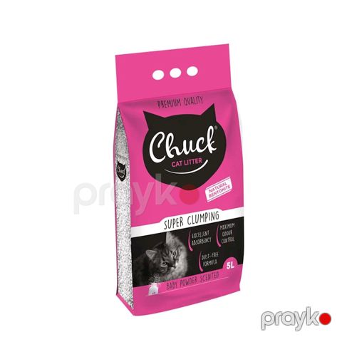 Natural doldurucu Chuck pişik balaları üçün, bentonit ilə, 5 l — Bakı