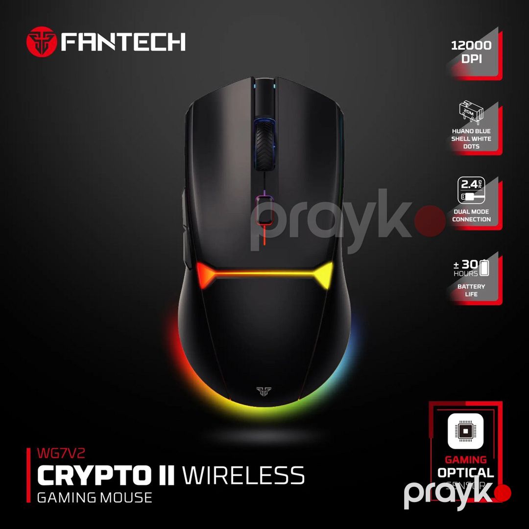 Fantech Crypto II WG7V2RD Wireless Gaming Mouse — Periferik cihazlar, Bakı (2)