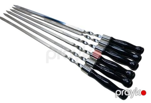 Şiş dəsti IL-2356 1 əd, qara tutacaqlı, 70x1.5 sm — Bakı