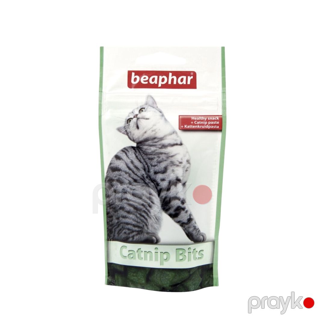 Pişiklər üçün yastıqcıqlar Beaphar Catnip Bits, pişik nanəsi ilə, 35 q — Mallar, Bakı