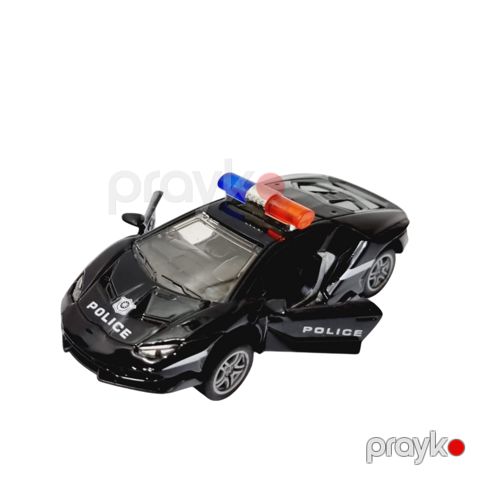 Polis maşını Lamborghini SH-379, metal, qara, 3+ yaş — Bakı