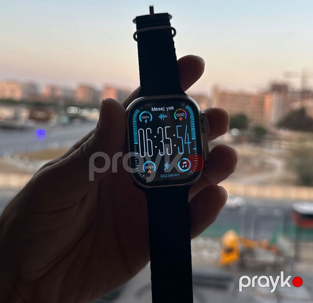 Smart saat ultra 2 7 kemer yeni Hiwear Plus Smart Watch seti - 49 mm — Ağıllı saatlar, Bakı (2)