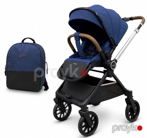 Uşaq arabası Kidilo ABC-D900, qara/göy — Bakı