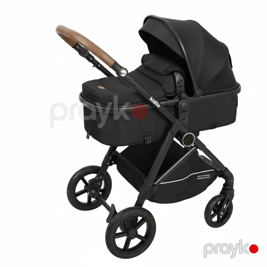 Uşaq arabası Kidilo K08 Black + ortopedik uşaq arabası içliyi Hədiyyə — Mallar, Bakı (2)