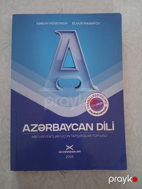 Abituriyentlər üçün Azərbaycan dili tapşırıqlar toplusudur kitabın — Bakı