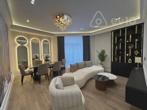 3 otaqlı mənzil, 118 m², Mərkəzi Bulvar — kirayə — Baku