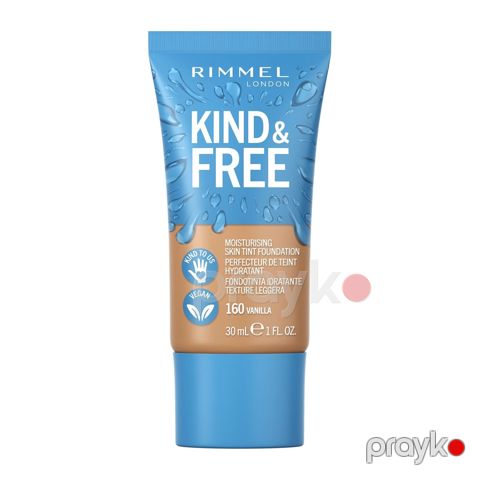 Tonal krem Rimmel London Kind & Free 160 Vanilla 30 ml — Bakı