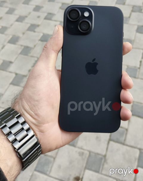 IPhone 15, 128 GB, Midnight, Simsiz şarj, Face ID, Sənədlərlə — Bakı