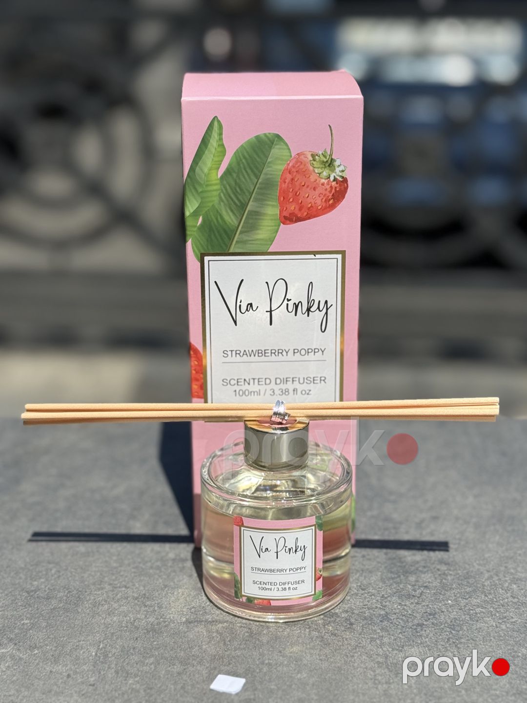 Aromatik diffuzor Via Pinky Strawberry Poppy, 100 ml — Mallar, Bakı (2)