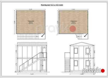 İki mərtəbəli ofis konteyner — Mallar, Bakı (2)