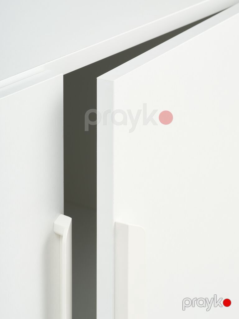 Şkaf Jysk Jenslev, DSP/melamin/plastik/HDF, ağ, 40x50x144 sm — Şkaflar, Bakı (3)