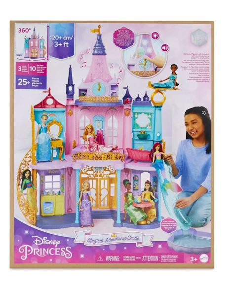 Kukla evi Mattel Disney Princess Royal Adventures Castle, 3-5 yaş — Bakı