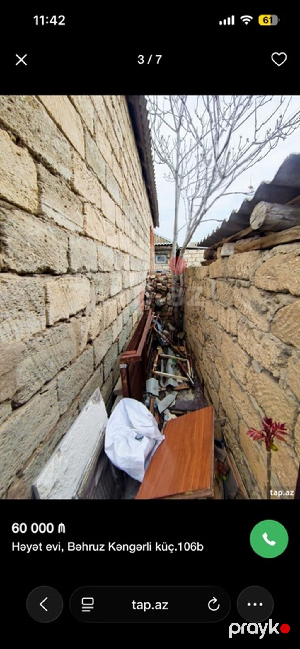 Həyət evi – Bəhruz Kəngərli küç. 106b - Ünvan: Bəhruz Kəngərli — Ev, villa, Digah (3)