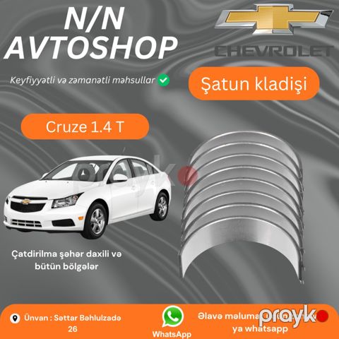 Chevrolet Cruze 1.4T şatun yatağı — Bakı