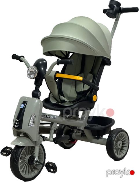 Uşaqlar üçün üçtəkərli velosiped RQSC001 boz — Bakı