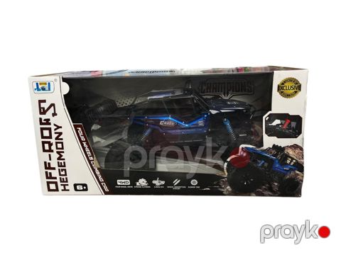 Radio ilə idarə edilən maşın Off-Road Hegemony, plastik, göy, 6 yaş — Bakı