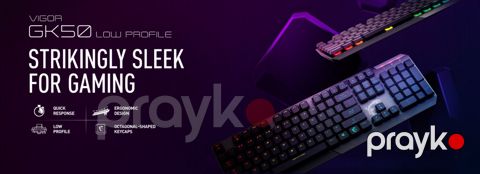 Gaming Keyboard MSI Vıgor GK50 Low Profile Mechanical, RGB — Bakı