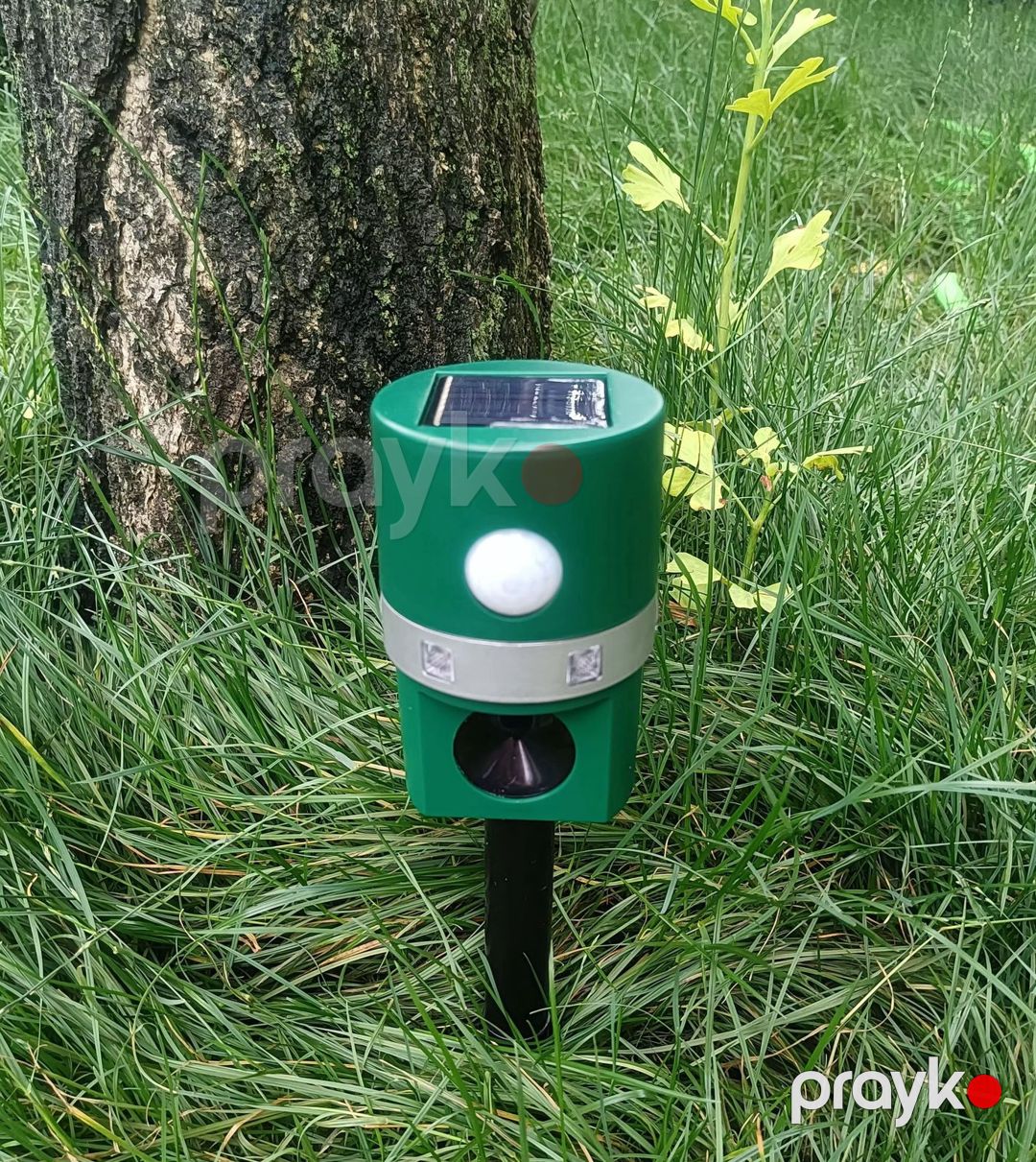 Ultrasəsli heyvan qovucu açıq havada istifadə üçün Solar Animal Repeller — Mallar, Bakı (2)