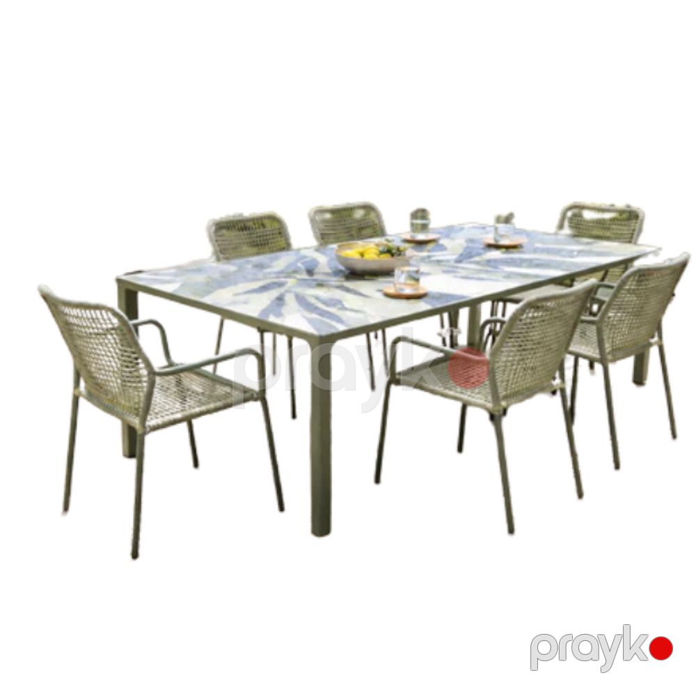 Bağ üçün mebel dəsti 1254, alüminium, 7 parça — Mallar, Bakı (2)