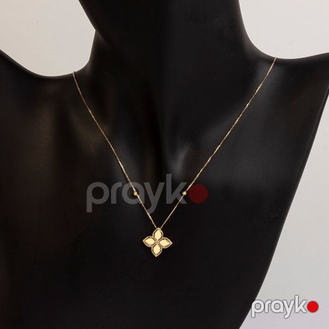 Zinət boyunbağısı Azgold qızıl 585 əyar, 1.65 qr, 45 sm - Azgold_10101 — Bakı
