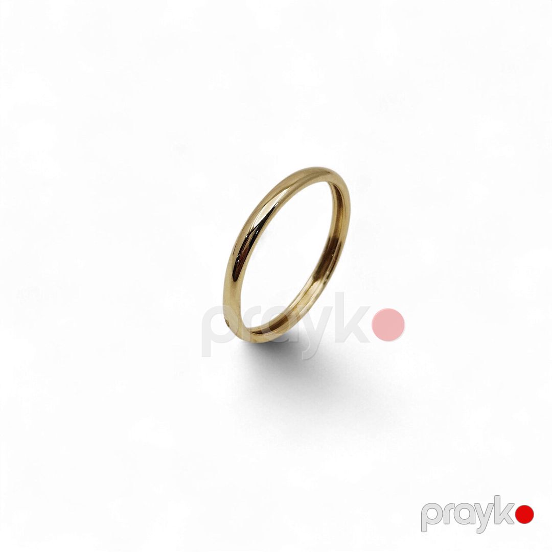 Qadın üzüyü sadə alyans 10183, 20 ölçü, 585 əyar, 0.95 qr, Türkiyə istehsalı - Azgold_10183_20 — Mallar, Bakı (3)