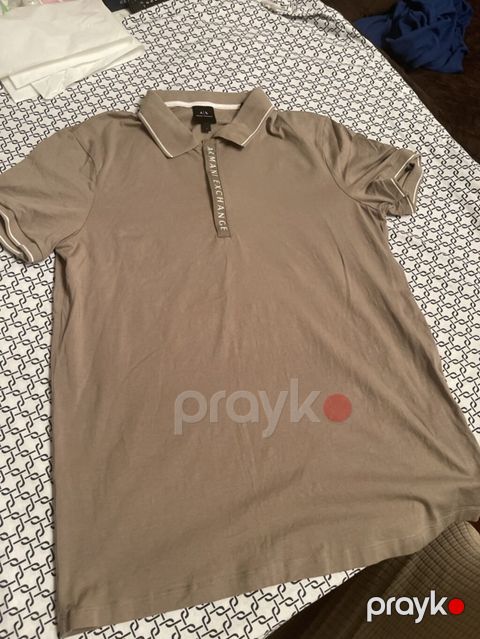 Polo köynək, Armani Exchange, L, rəng - Bej — Bakı
