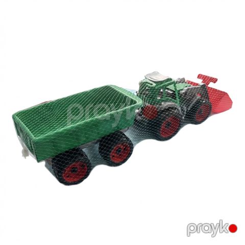 Oyuncaq traktor, Yaşıl, Plastik, Mexanizmsiz — Bakı
