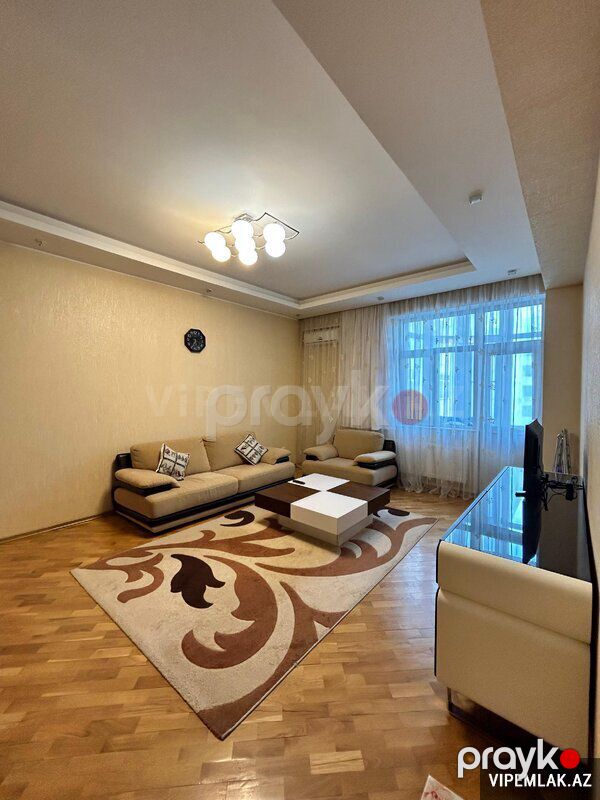 Yasamal rayonunda 2 otaqlı Yeni tikili Kirayə verilir, 110 m² — Mənzil, Bakı (9)