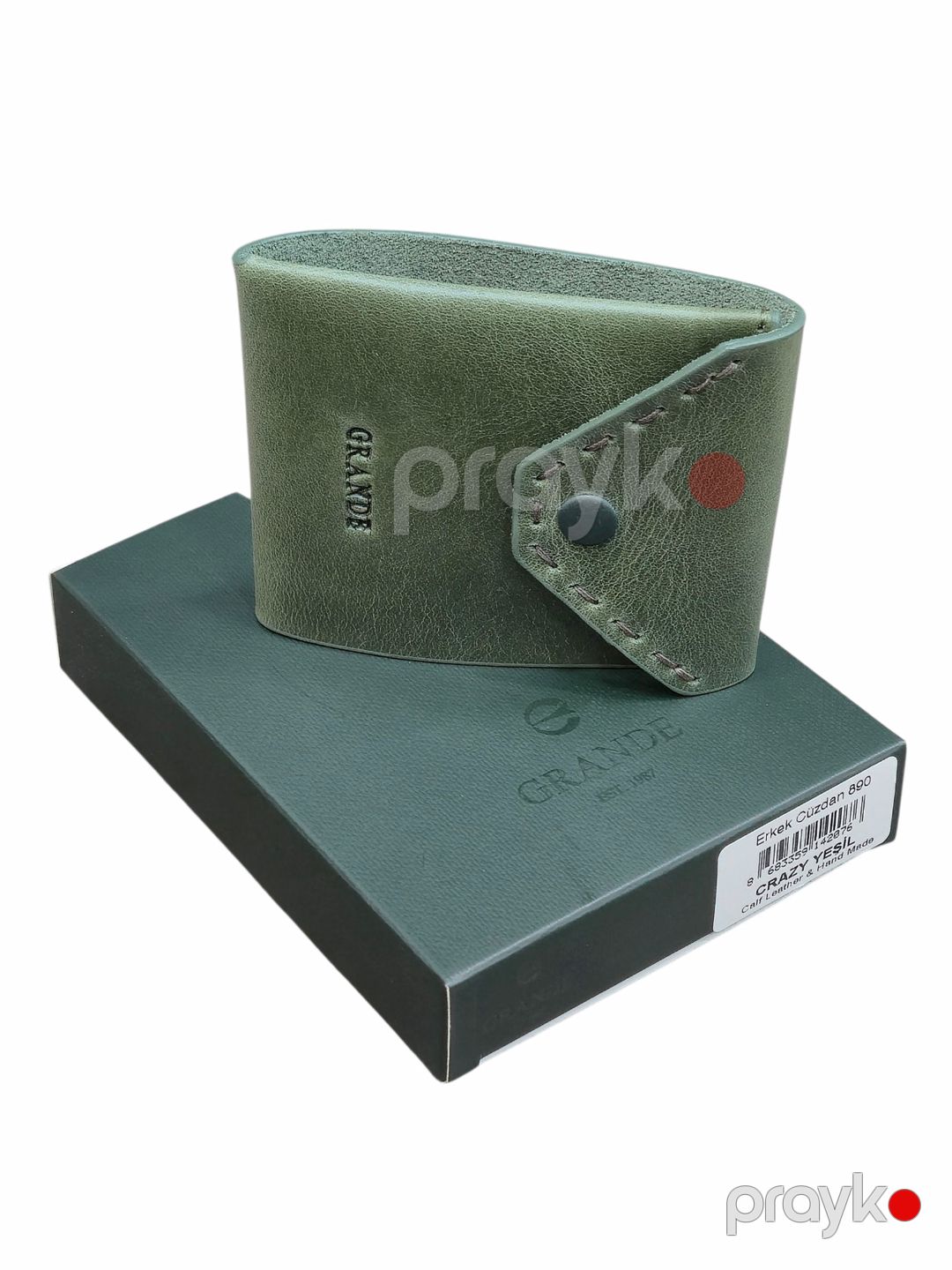 Təbii dəridən unisex pul qabı Grande_890_Crazy-Green — Mallar, Bakı (2)