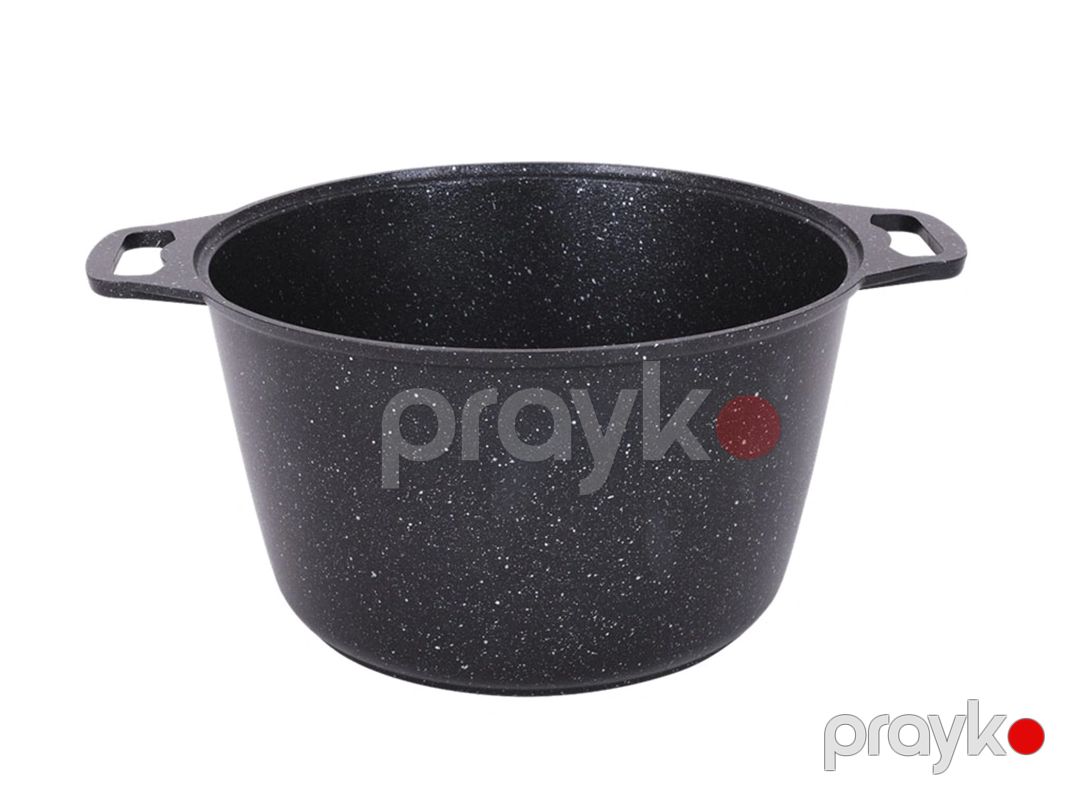 Qazan Kukmara Мраморная kmt102-1a, qapaq ilə, alüminium, qara, 30 sm, 10 l — Mallar, Bakı (2)