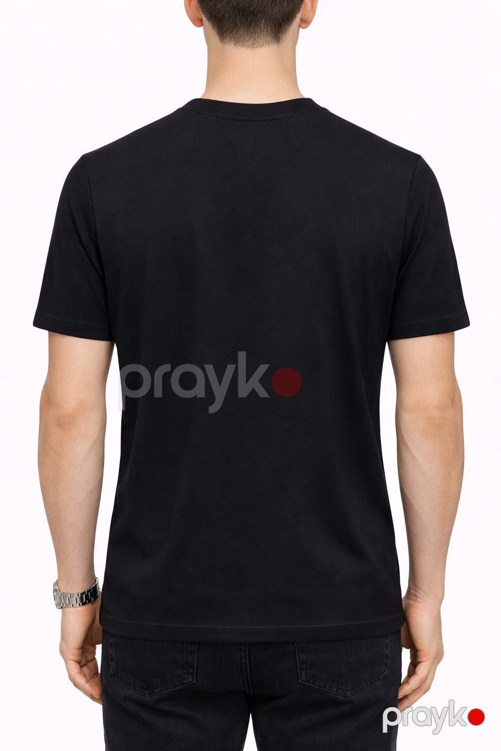 Kişilər üçün futbolka 28832622, pambıq, qara, ölçü M — Mallar, Bakı (2)