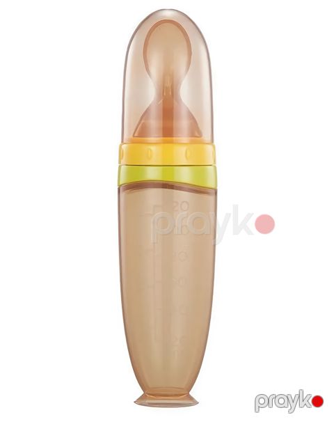 Uşaq bəslənmə butulkası 13776868, qaşıqlı dozatorla, 0+ ay, silikon, 120 ml — Bakı