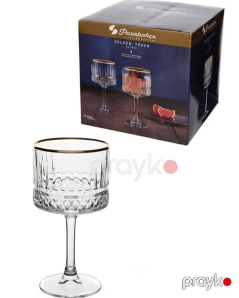 Badə dəsti 4293, şüşə, şəffaf, 200 ml, 4 əd — Bakı