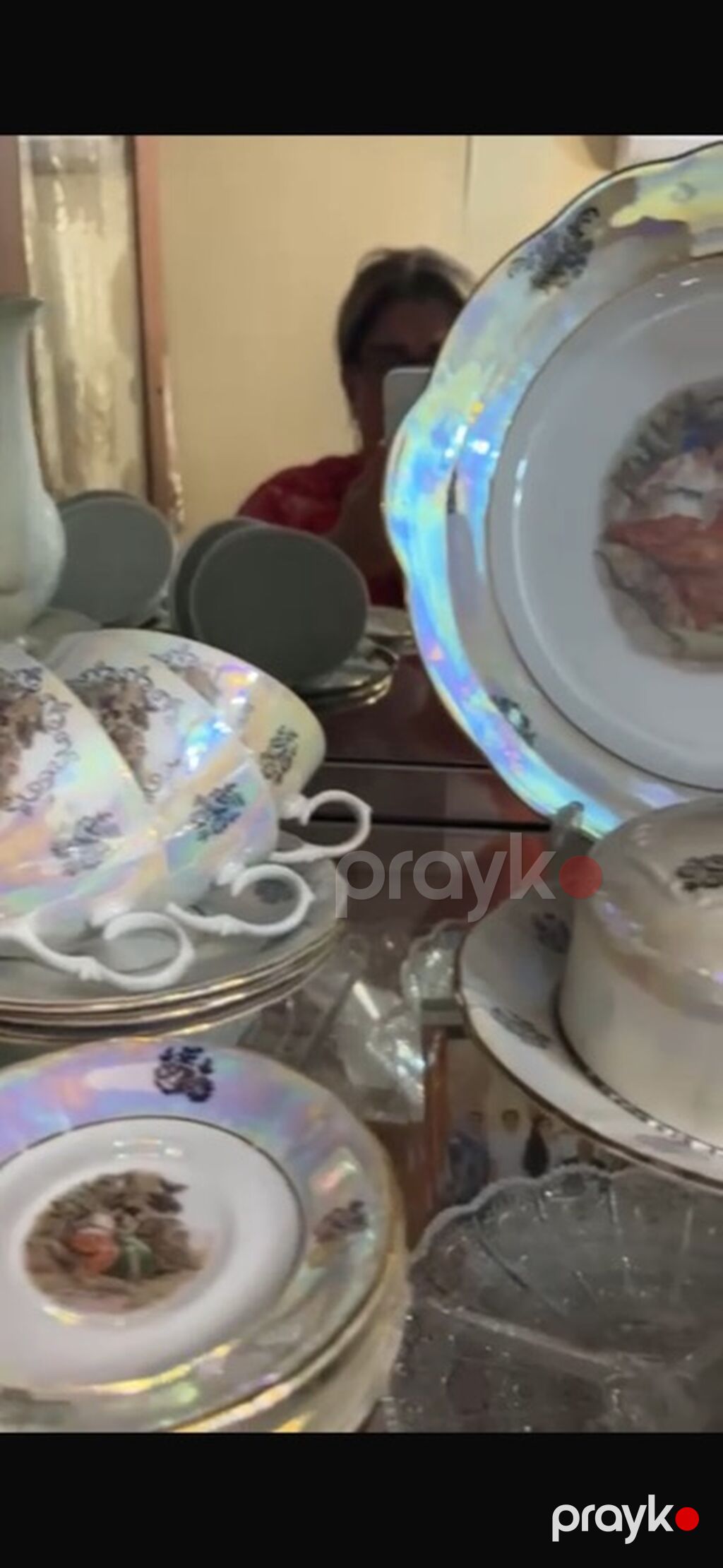 Çay dəsti, rəng - Ağ, Farfor, 6 nəfərlik — Süfrə qabı, Bakı (4)
