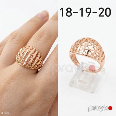 Üzük, Paslanmayan polad, Ölçü 18, Qızılı — Bakı