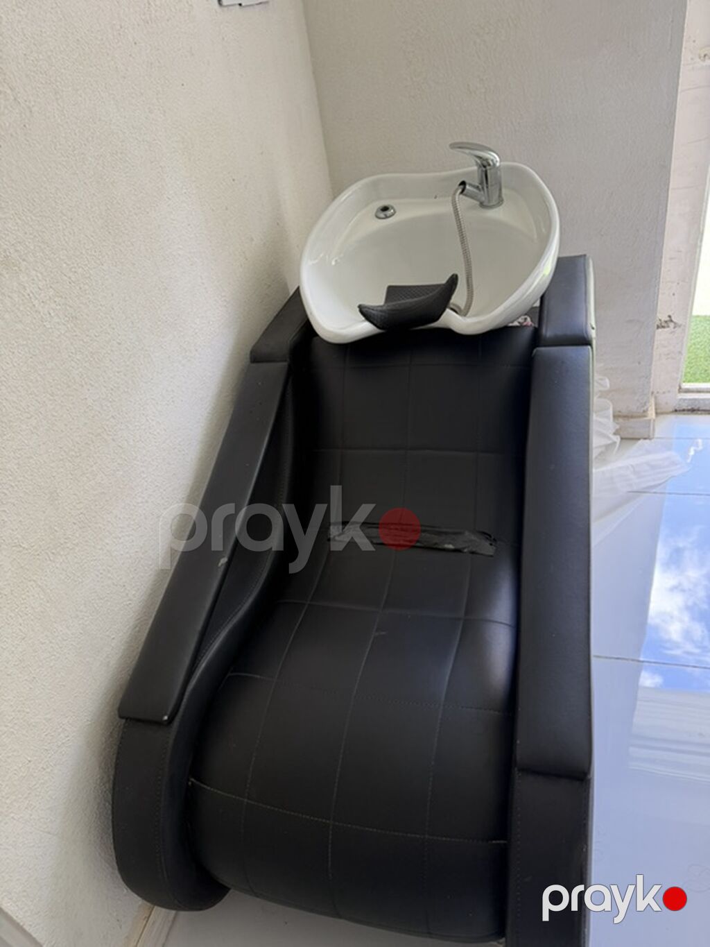 Salon üçün saç yuma kreslosu və keramika lavabosu - Tip — Kreslo, Bakı (4)