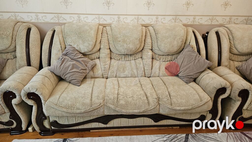 İşlənmiş, Klassik divan, 2 kreslo, Bazasız, Açılan — Yumşaq mobilya dəstləri, Bakı (6)