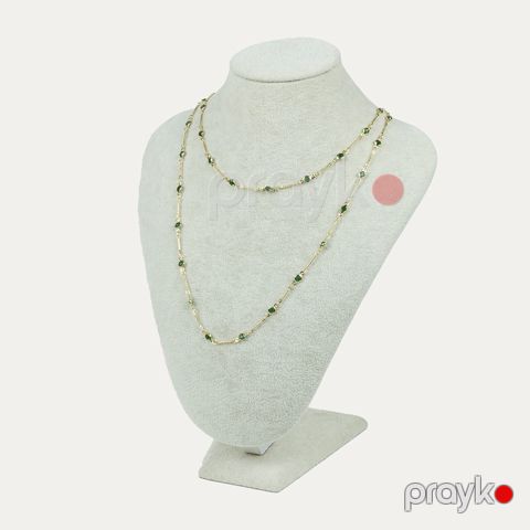 Boyunbağı No brand Qızılı 18K qızıl örtüklü rodlanmış polad One size mm — Bakı