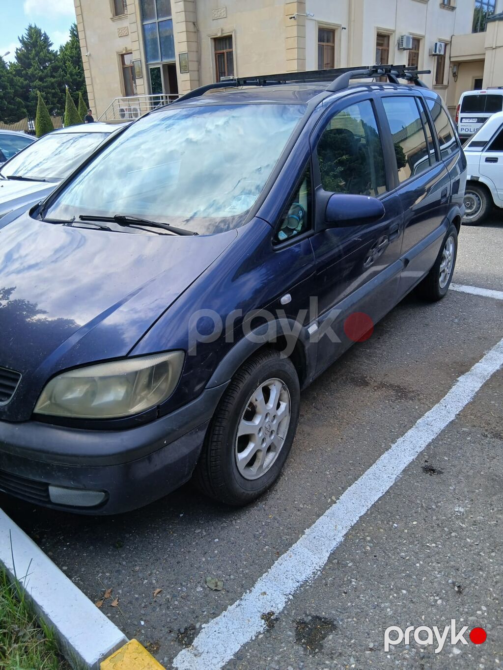 Opel Zafira A, mavi rəng, 7 yerlik kompakt miniven. Opel Zafira.İli — Avtomobillər, Gəncə (2)