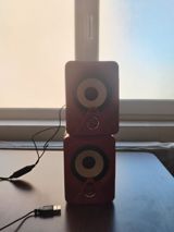 USB gücləndirməli mini stolüstü akustika (2 ədəd) - Brend: Ufo (ön — Dinamik və Akustik sistemlər