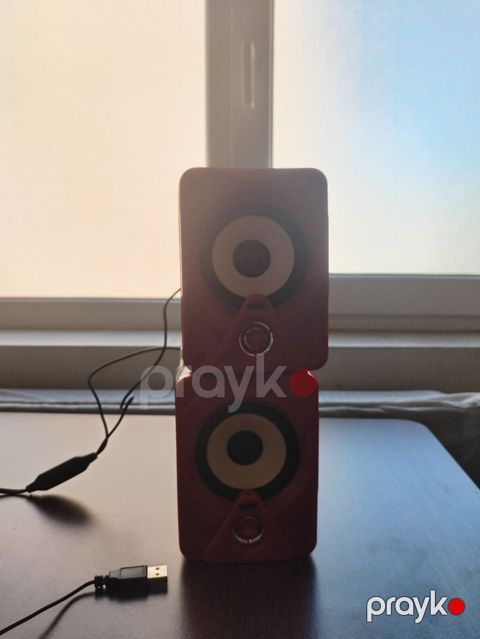 USB gücləndirməli mini stolüstü akustika (2 ədəd) - Brend: Ufo (ön — Sumqayıt